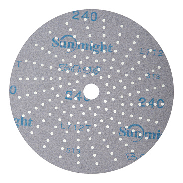 Диск шлифовальный Sunmight Ceramic d150 мм P240 на липучку пленочная основа (5 шт.)