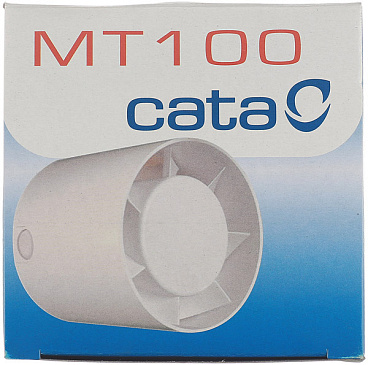 Вентилятор канальный осевой Cata MT-100 d100 мм слоновая кость