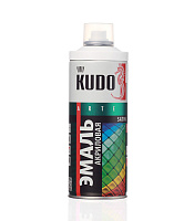 Эмаль аэрозольная Kudo Satin белая полуматовая RAL 9003 520 мл