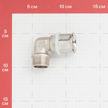 Угол VALTEC 26(пресс) х 3/4 НР(г)