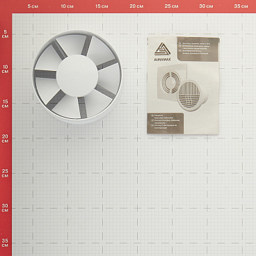 Вентилятор канальный осевой Auramax VP d125 мм белый