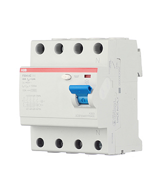 УЗО ABB S F204 40А 3P+N тип AC 300 мА 10 кА (2CSF204001R3400)