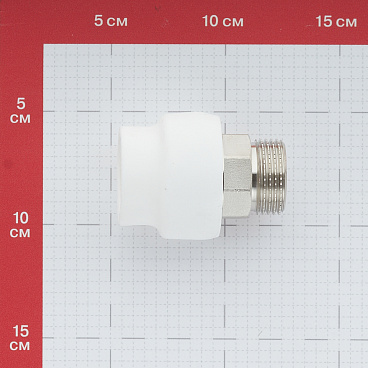 Муфта полипропиленовая Valtec 32 мм х 1 НР(ш) под ключ (VTp.707.0.03206)