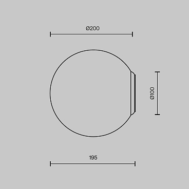Настенный светильник (бра) Maytoni MOD321WL-01W3