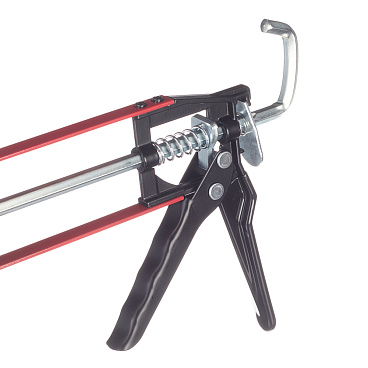 Пистолет для герметика стальной скелетный усиленный 310 мл Hesler