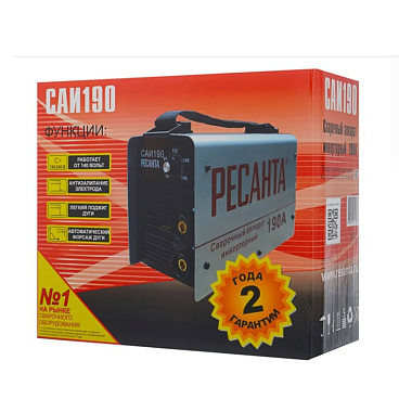 Сварочный аппарат инверторного типа Ресанта САИ 190 ММА (65/2)