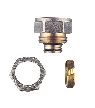 Соединитель прямой 26 обж(ц) х 1 ВР(г)