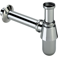 Сифон для раковины Viega 1 1/4х32 мм без выпуска с соединением 32 мм хром (100674)