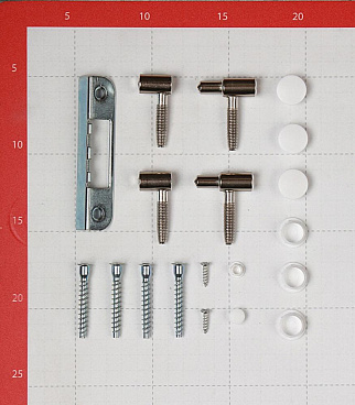 Коробка дверная 70х34х2070 мм (620 мм) финишпленка белая с петлями (2,5 шт.)