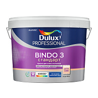Краска интерьерная Dulux/Luxium Bindo 3 база BC бесцветная 9 л
