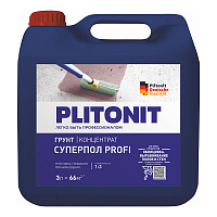 Грунт Plitonit СуперПол Profi глубокого проникновения 3 л концентрат 1:3