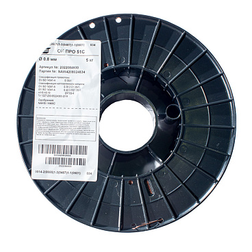 Сварочная проволока Esab d0,8 мм 5 кг (ОК ПРО 51С)