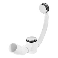 Сифон для ванны McAlpine 1 1/2х40 мм с выпуском d70 мм клик-клак с соединением 40/50 мм (MRB11)