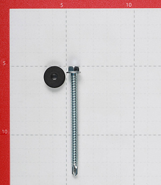 Саморезы кровельные с буром 76х5,5 мм металл-металл оцинкованные (130 шт.)