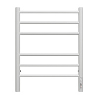 Полотенцесушитель электрический Terminus Аврора 600х482 мм 1000 Вт с терморегулятором белый