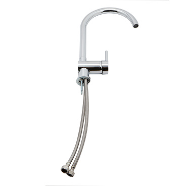 Смеситель для кухни Lavelly Smart хром с высоким изливом однорычажный (624593)