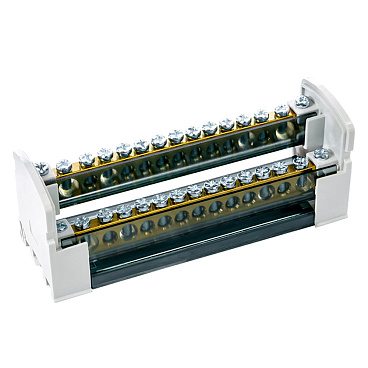 Шина нулевая EKF PROxima 2х15 отверстий в корпусе (sn0-2х15)