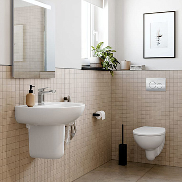 Клавиша смыва для инсталляций Geberit Delta 20 хром глянцевый (115.127.21.1)