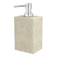 Дозатор для мыла Fora Stone Natural настольный полирезин бежевый (For-STN021NAT)
