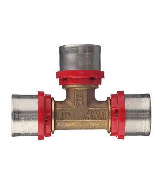 Тройник Tiemme 26(пресс) х 26(пресс) х 26(пресс)