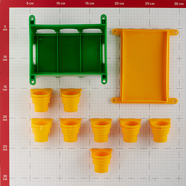 Коробка распределительная для заливки бетоном 118х76х58 мм IP44 Hegel (КР1301-И)