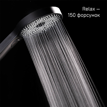 Лейка для душа Iddis SpaHome d130 мм 3 режима без шланга пластик черная (SPA3F0Bi18)