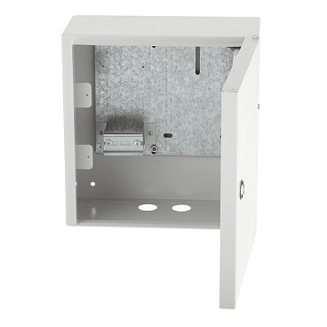 Щит учетно-распределительный навесной EKF Basic ЩУ-1/1-1 металлический IP54 310х300х160 мм 6 модулей с окном для снятия показаний счетчика