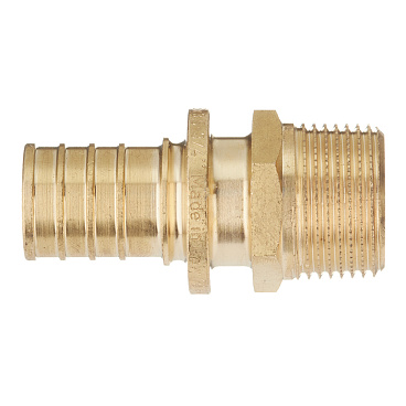 Соединитель прямой Stout 25 мм х 3/4 НР(ш) латунный (SFA-0001-002534)