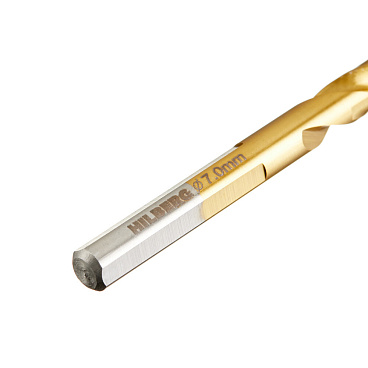 Сверло по металлу спиральное Hilberg 7х109 мм кобальтовое (CO070)
