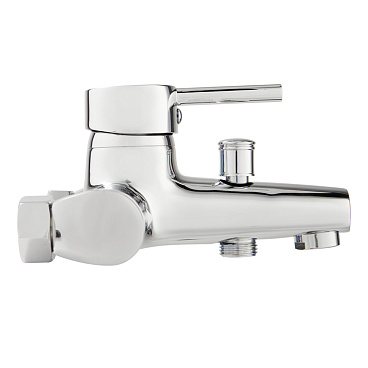 Смеситель для ванны Lavelly Smart хром однорычажный с коротким изливом без лейки (624588)