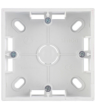 Коробка монтажная Simon 15 накладная алюминий (1590751-033)