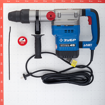 Перфоратор электрический Зубр ЗПМ-45-1350 ЭВ 1350 Вт 12,5 Дж SDS-max