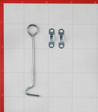 Крючок ветровой КР-150 150 мм оцинкованный