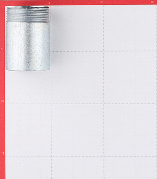 Резьба 1 1/4 НР(ш) стальная оцинкованная