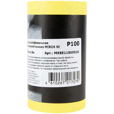 Наждачная бумага Mirox SE 115 мм 5 м Р100