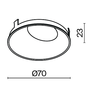 Комплектующие для светильника Technical Ring057-10-MG