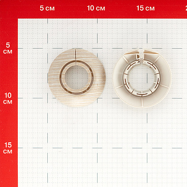 Обвод для труб ПВХ декоративный Идеал 25-34 мм дуб палена (2 шт.)
