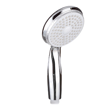 Лейка для душа Lemark d100 мм 1 режим без шланга пластик хром (LM8001C)