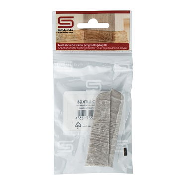 Заглушка торцевая Salag Lima 72 мм серый гладстоун левая-правая (2 шт.)