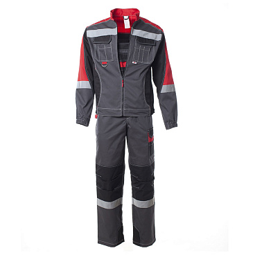 Костюм мужской защитный Спрут Формула 52-54 рост 182-188 см серый