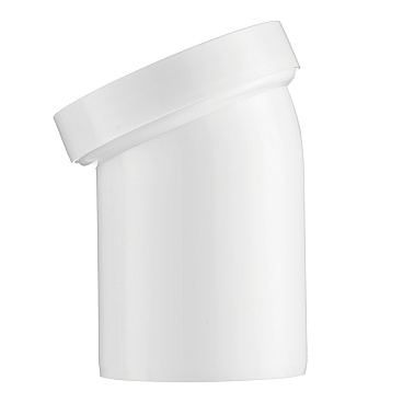 Отвод для унитаза АНИ пласт d110 мм 22,5° пластиковый переходной для унитаза (W2220)