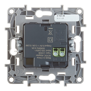 Розетка USB Legrand Etika встраиваемая антрацит 2хUSB Type-C (672635)