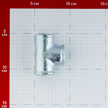 Тройник Gebo Platinum (130-4V) 1/2 ВР(г) х 1/2 ВР(г) х 1/2 ВР(г) чугунный оцинкованный