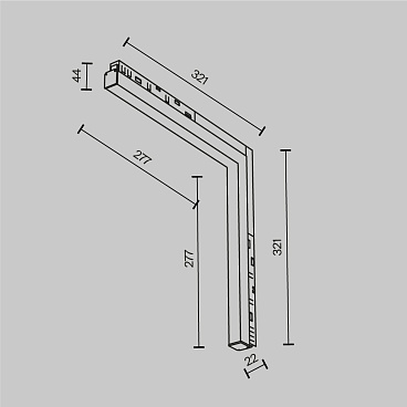 Трековый светильник Technical TR102-24W-DS-W