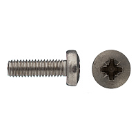 Винт нержавеющая сталь M5x16 мм DIN 7985 полукруглая головка (8 шт.)