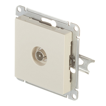 Розетка телевизионная Systeme Electric AtlasDesign встраиваемая бежевая (ATN000293)