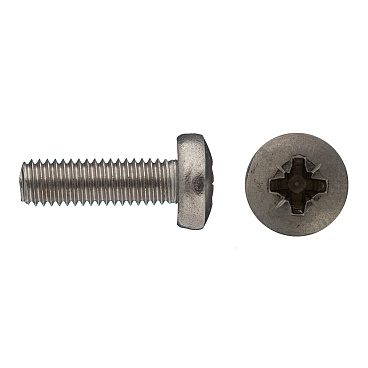 Винт нержавеющая сталь M5x16 мм DIN 7985 полукруглая головка (8 шт.)