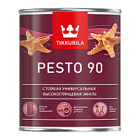 Эмаль алкидная Tikkurila/Tikkivala Pesto 90 база A глянцевая 0,9 л