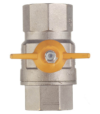 Кран шаровой газовый Tiemme 1 ВР(г) х 1 ВР(г) бабочка