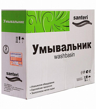 Раковина Santeri Воротынский 57 см подвесная белая (1.3111.7.S00.10B.0)